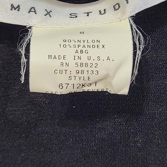 Max Studio Short Sleeve Peasant Top Ruffle Hem, Size Medium - Picture 13 of 13